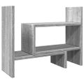 vidaXL Organizér na stôl, sivá sonoma 38,5x17x39 cm, kompozitné drevo