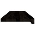 vidaXL Schodiskové stupne 16 ks hnedočierná 80x25x2 cm dubový masív