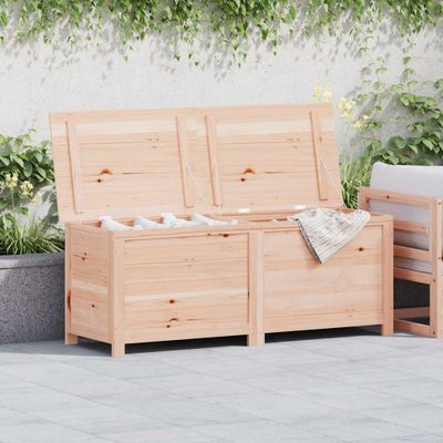 vidaXL Vonkajší box na vankúše 150x50x56 cm masívne jedľové drevo