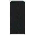 vidaXL Komoda čierna dub 91x29,5x65 cm spracované drevo