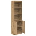 vidaXL Vysoká skrinka dub artisan 50x35x180 cm spracované drevo