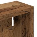 vidaXL Kúpeľňová nástenná skriňa Staré drevo 40 x 10 x 60,5 cm
