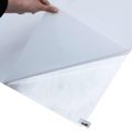 vidaXL Okenná fólia statická matná biela 60x2000 cm PVC