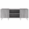 vidaXL Skrinka na platne sivá sonoma 121x38x48 cm kompozitné drevo