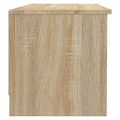 vidaXL TV stolík farby dubu sonoma 102x35,5x36,5 cm spracované drevo