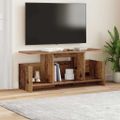 vidaXL TV stolík 102 x 35 x 45 cm Staré drevo Kompozitné drevo