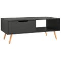 vidaXL Konferenčný stolík, sivý 100x49,5x43 cm, kompozitné drevo