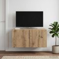 vidaXL Nástenná TV skrinka 59,5 x 41 x 30 cm Dub artisan