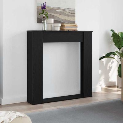 vidaXL Krbový rám čierny dub 100x20x100 cm imitácia dreva