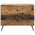 vidaXL Nočný stolík Staré drevo 62 x 34,5 x 47,5 cm Kompozitné drevo