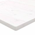 vidaXL Stolová doska biela 80x40x2,5 cm masívna borovica obdĺžniková