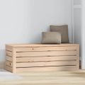 vidaXL Úložný box 89x36,5x33 cm masívna borovica