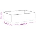 vidaXL Umývadlo biele 48x37x13 cm keramické obdĺžnik