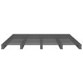 vidaXL Posteľný rám sivý 150x200 cm King Size borovicový masív