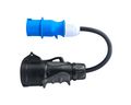 Green Cell EVAK03 adaptér Red CEE 16A 400V 5P na Blue CEE 16A 230V 3P