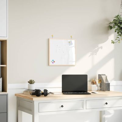 VidaXL magnetická tabuľa s masívnym borovicovým dreveným rámom