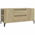 vidaXL TV skrinka dub sonoma 102x44,5x50 cm spracované drevo