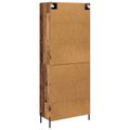 vidaXL Highboard 2 ks Staré drevo 69,5 x 34 x 180 cm Kompozitné drevo