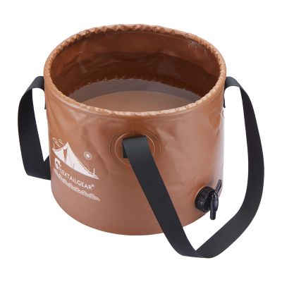 Skladací vedro Flextail Flex Bucket 20 l (hnedé)
