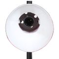 vidaXL Podlahová lampa 25 W šmuhovaná červená 25x25x90/140 cm E27