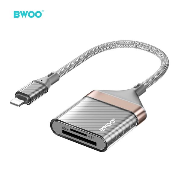 Adaptér BWOO Lightning na SD kartu / TF kartu BZ63