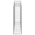 vidaXL Oblúkové gabiónové koše 10 ks 200x30x100/120cm pozinkov. železo