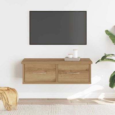 vidaXL nástenná skriňa Artisan Dub 60x26x18,5 cm Konštrukčné drevo