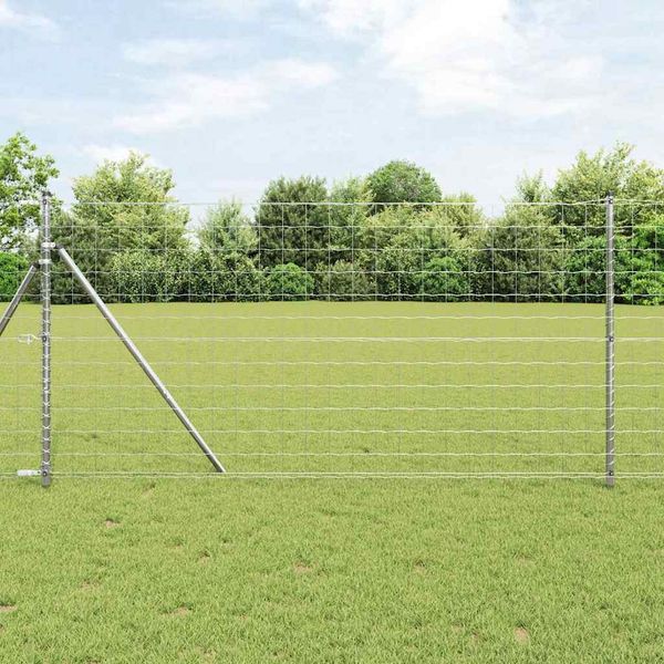 vidaXL Pevný kovaný drôtový plot 10 x 1,4 m (Š x V)