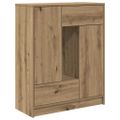 vidaXL Komoda so zásuvkami a dvierkami, dub artisan 73x31x90 cm