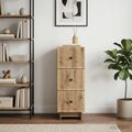 vidaXL Zásuvkový kabinet 33 x 34,5 x 90 cm Kompozitné drevo