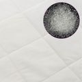 vidaXL Záťažová deka Biela 150 x 200 cm 7 kg 100% Bavlna 205T