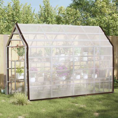 vidaXL Pokrytie rastlín Priehľadná 3 x 3 m PE