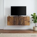 vidaXL Nástenná TV skrinka 98 x 41 x 30 cm Staré drevo