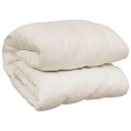 vidaXL Záťažová prikrývka bledokrémová 220x235 cm 11 kg látka