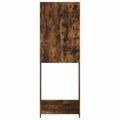 vidaXL Toaletná skriňa BREDA Dymový dub 66 x 25,5 x 190 cm