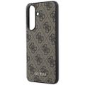 Obal Guess HC PU 4G Classic Logo s príveskom pre Samsung Galaxy A37 hnedá