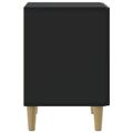 vidaXL Nočný stolík 2 ks Čierna 43 x 34,5 x 50 cm Kompozitné drevo