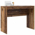 vidaXL Stôl Staré drevo 100 x 40 x 76 cm