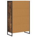 vidaXL Knižnica 68 x 30 x 108.5 cm Kompozitné drevo Dymová dub