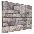 vidaXL Nástenné panely 10 ks 100 x 50 cm Šedý a biely EPS pena