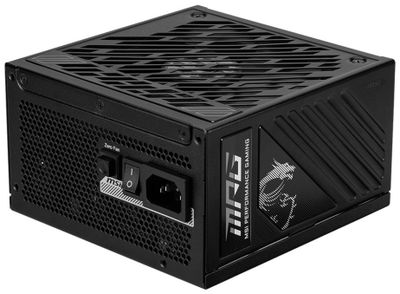 MSI zdroj MPG A1250GS PCIE5/ 1250W/ ATX3.1/ akt. PFC/ 10 rokov celk. záruka/ 135mm fan/ modulárna kabeláž/ 80PLUS Gold Zdroj, ATX, 1250W, aktívny PFC, 135mm ventilátor, odpojiteľné káble, 80PLUS Gold, 10 rokov záruka