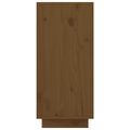 vidaXL Komoda medovo-hnedá 111x34x75 cm borovicový masív