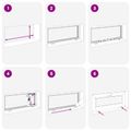 vidaXL Podkrovné okno RISOR 60 x 40 cm PVC a sklo