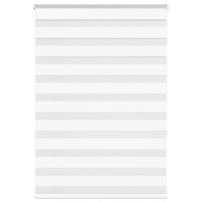 vidaXL Zebra roleta biela 110x150 cm šírka látky 105,9cm polyester