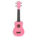 vidaXL Sopránové ukulele s taškou pre deti ružové 21"