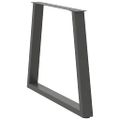 vidaXL Nohy k jedálenskému stolu v tvare V, 2 ks, antracitové, 80 x (72-73,3) cm, oceľ