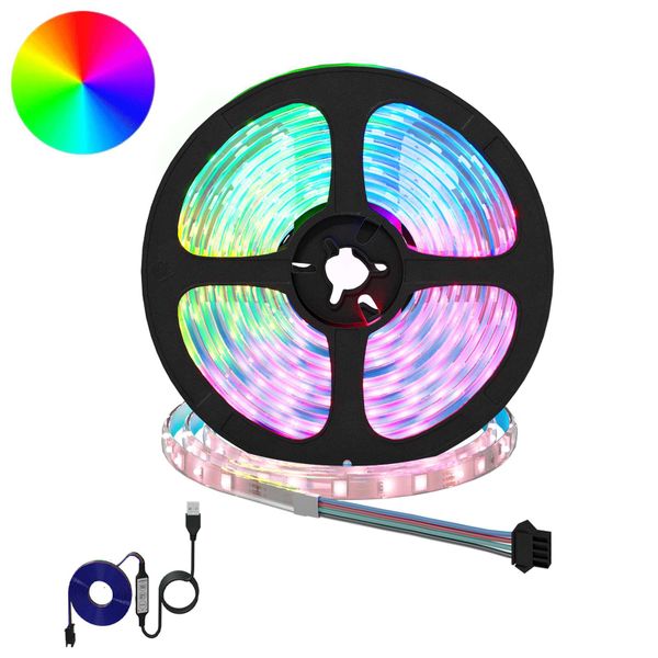 vidaXL LED pás 12 ks Čierna a priehľadná Meď a plast