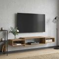 vidaXL Nástenný TV kabinet Nástenná montáž Dub artisan