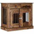 vidaXL Nábytok pre psa Staré drevo 90 x 47,5 x 80 cm Kompozitné drevo
