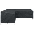 vidaXL Obal na nábytok 255 x 255 x 80 cm 600D Oxford tkanina Tvar L